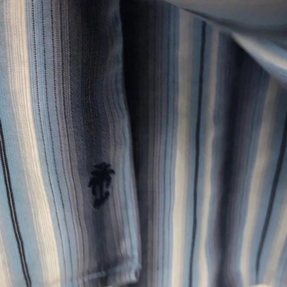 SOLD! Tommy Bahama Tencel Lyocell Striped Long Sleeve Button Down XL - Picture 4 of 9